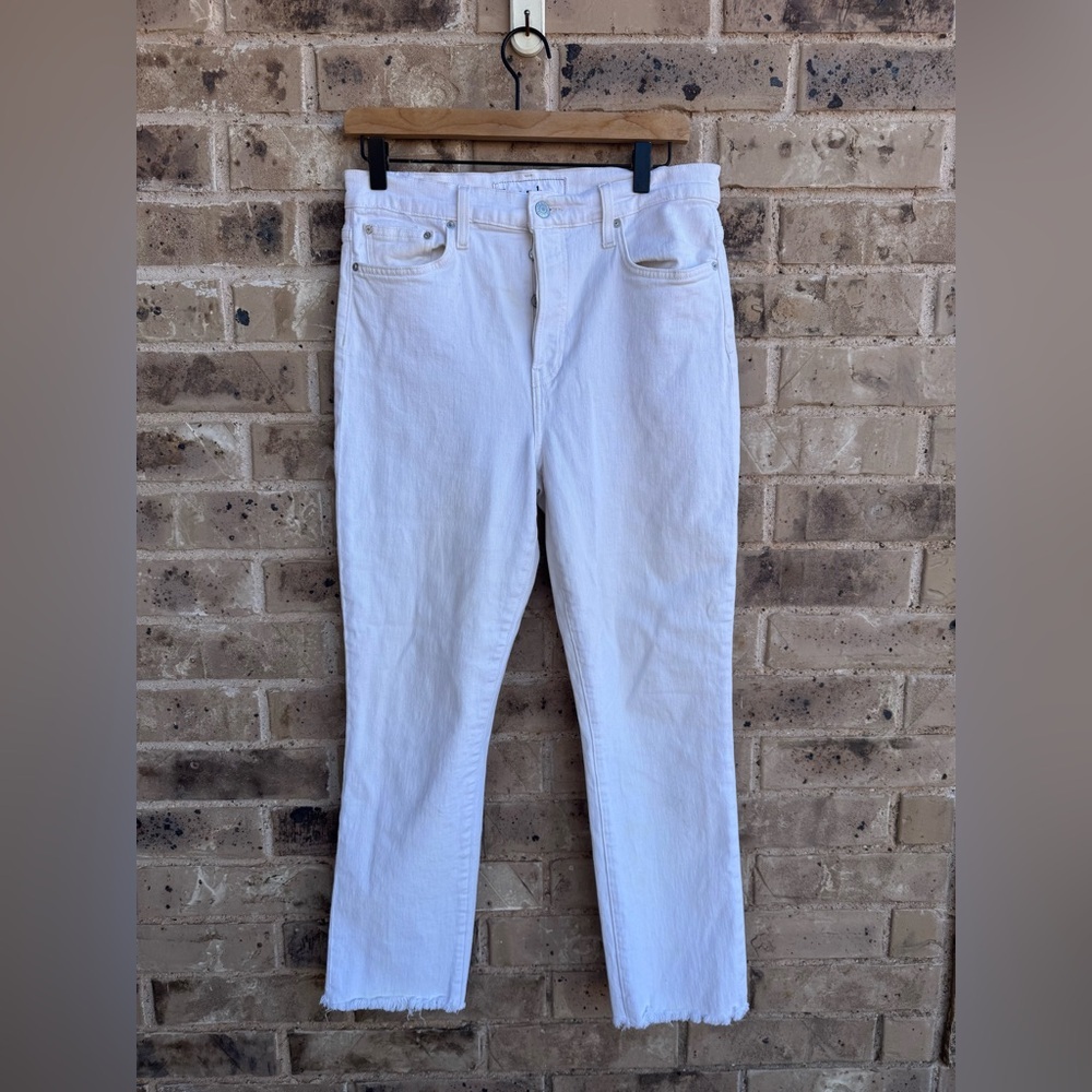 Frank & Eileen Cork Button Fly Women's White Jeans Size 30